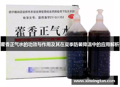 藿香正气水的功效与作用及其在夏季防暑降温中的应用解析